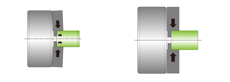 安定した加工品質 従来チャックとBRチャックの比較